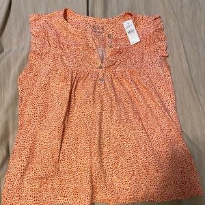 Loft sleeveless print blouse.  Size M.